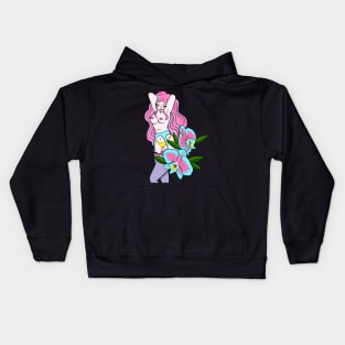 flower beautiful Kids Hoodie